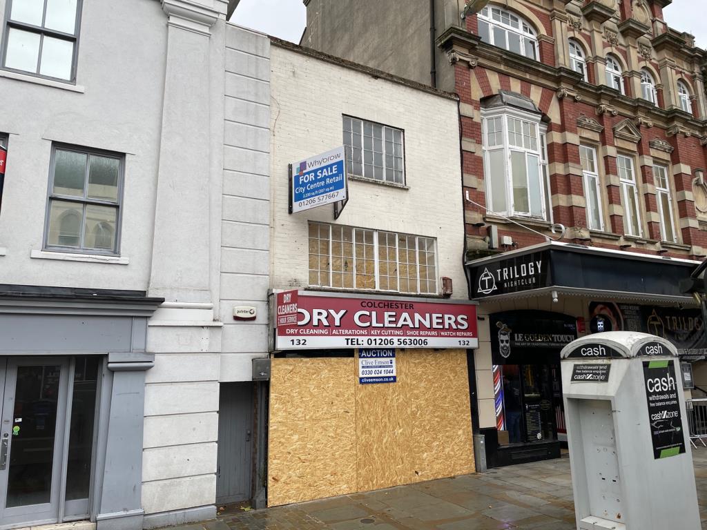 Lot: 70 - FREEHOLD CITY CENTRE COMMERCIAL PROPERTY - 132 High Street in Colchester City Centre